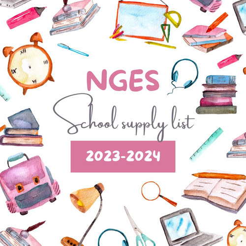 Go to NGES School Supply List 2023-2024