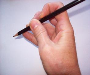 Inefficient Pencil Grasp