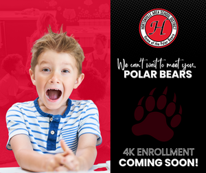 We can't wait to meet you, Polar Bears | Advertisement for 4K enrollment opening soon