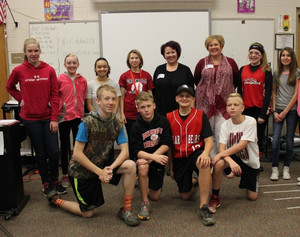 Students and Heather Heide