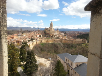 View from atop the Alcazar - Segovia