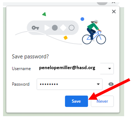 Code.org Office 365 Save Password